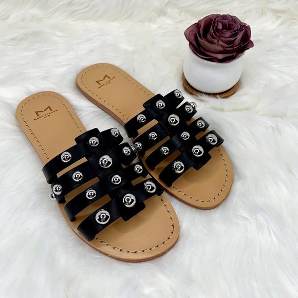 Marc Fisher Shoes - New Marc Fisher LTD Pava Slide Sandal Women's Size 7 M Black